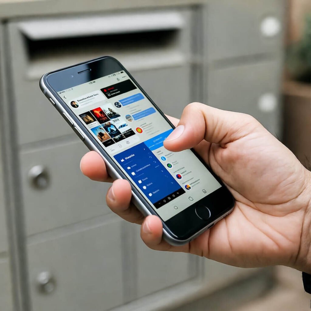 Phone teetering, three AQI apps conflicting.